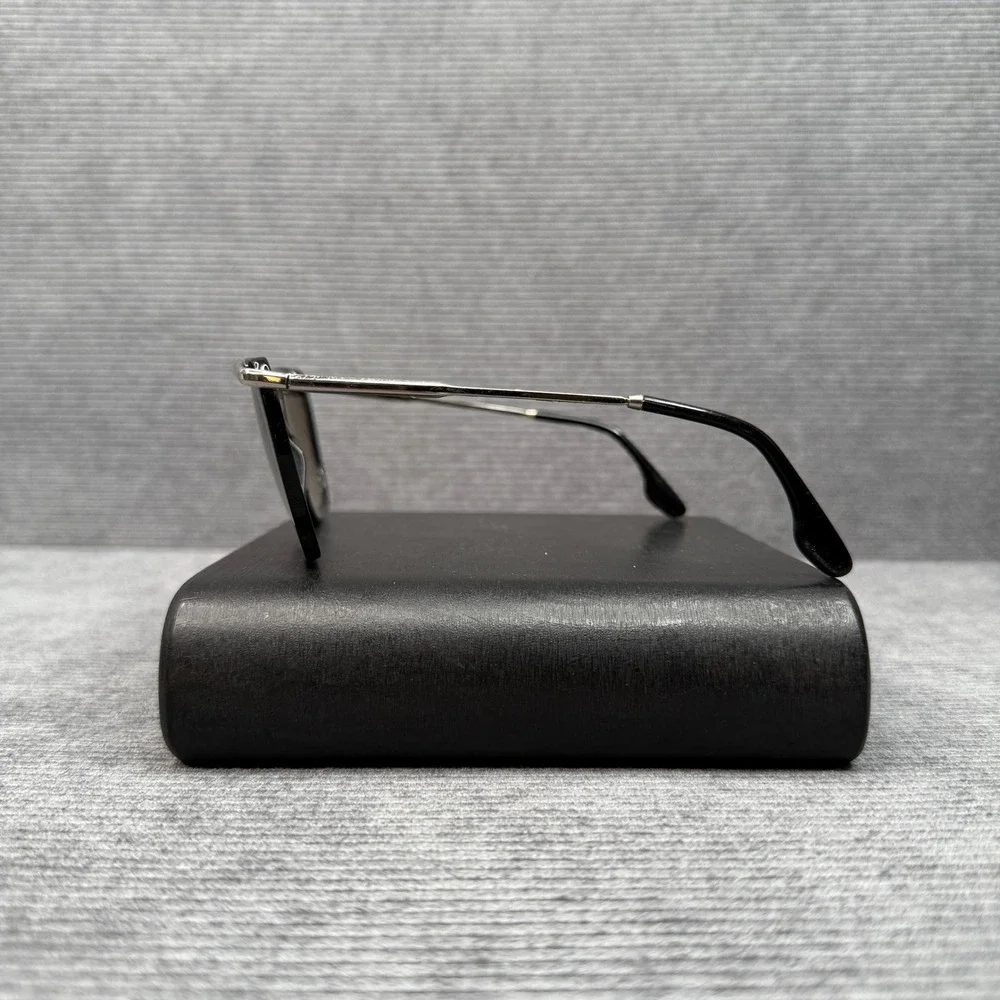 Victoria Beckham VBS94 C1 Y2k Sunglasses Black Silver Square Frame 56-15-140‎